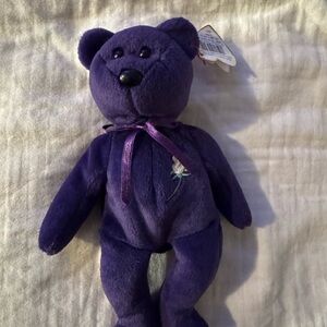 Princess Diana Purple Plush Teddy Bear